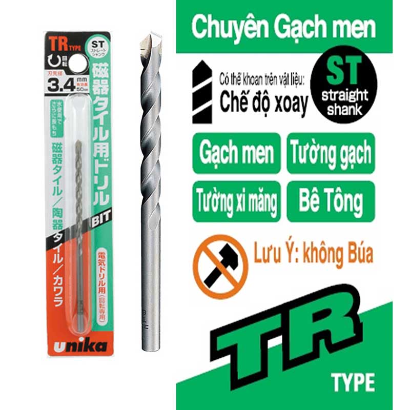 TR TYPE DÙNG CHO GẠCH MEN